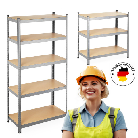 REGAŁ MAGAZYNOWY DO GARAŻU DOMU STAL MDF 180x90x40cm 875KG StandHeiz REGAŁ MAGAZYNOWY DO GARAŻU DOMU STAL MDF 180x90x40cm 875KG StandHeiz
